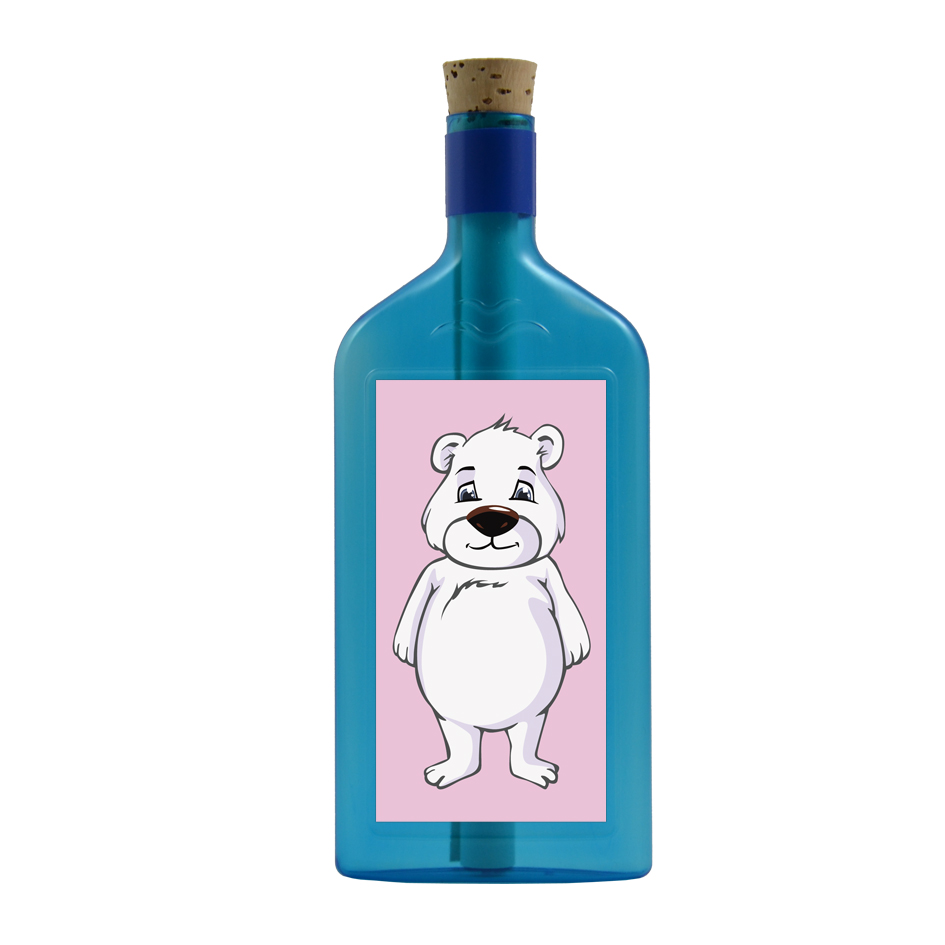Flaschenpost Eisbär